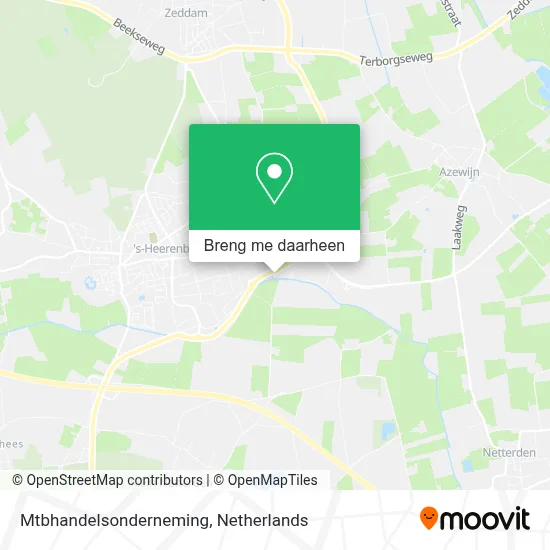 Mtbhandelsonderneming kaart