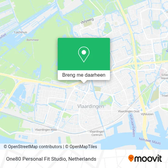 One80 Personal Fit Studio kaart