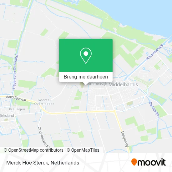 Merck Hoe Sterck kaart