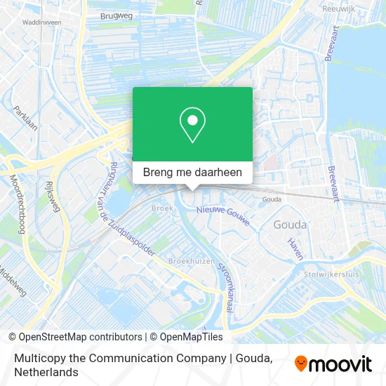 Multicopy the Communication Company | Gouda kaart