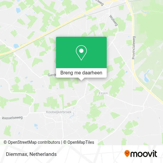 Diemmax kaart