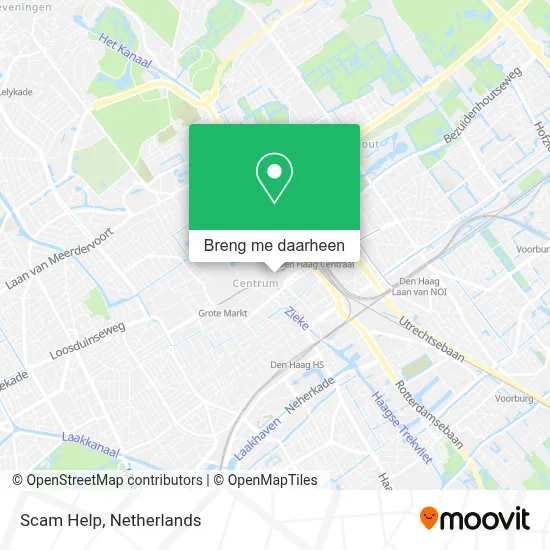 Scam Help kaart