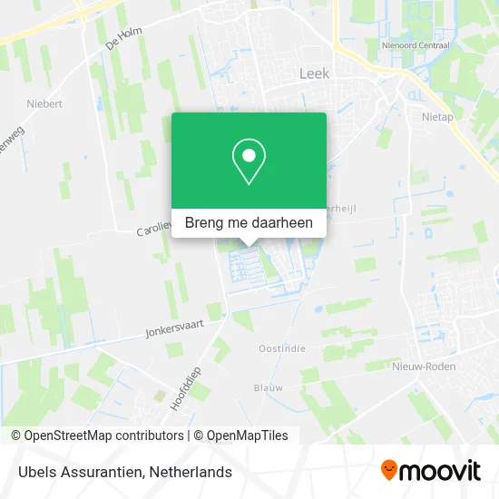 Ubels Assurantien kaart