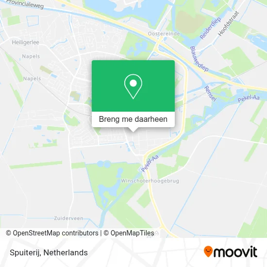 Spuiterij kaart