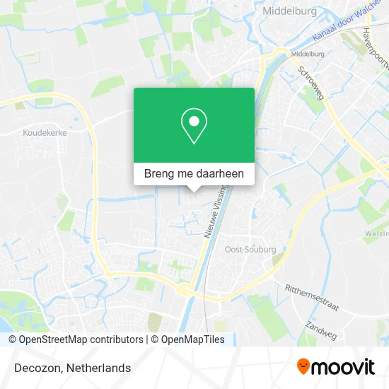 Decozon kaart