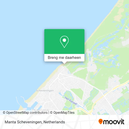 Manta Scheveningen kaart