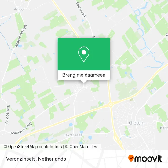Veronzinsels kaart