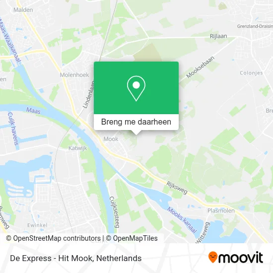 De Express - Hit Mook kaart