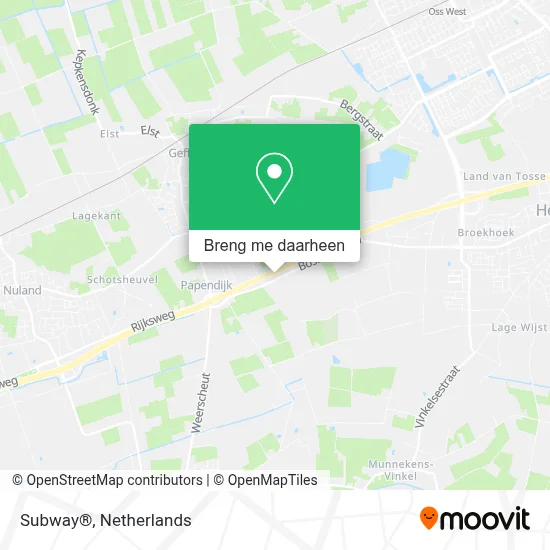 Subway® kaart