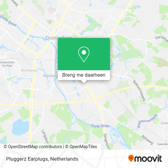 Pluggerz Earplugs kaart