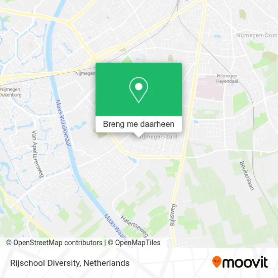 Rijschool Diversity kaart