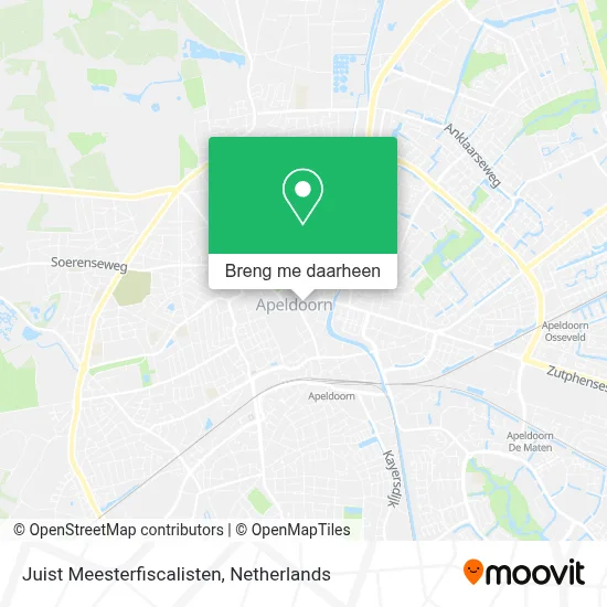 Juist Meesterfiscalisten kaart