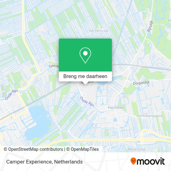 Camper Experience kaart