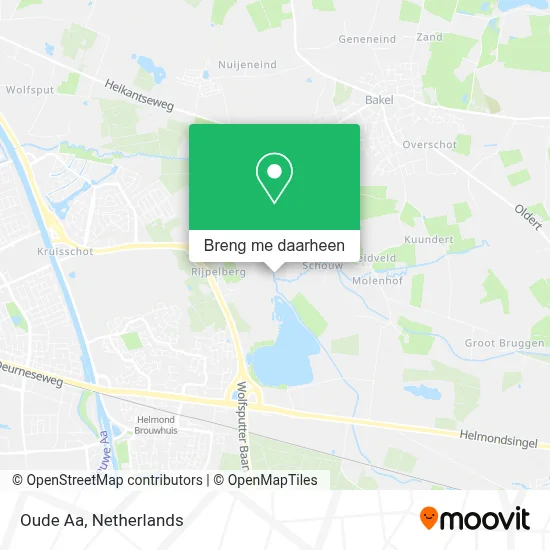 Oude Aa kaart