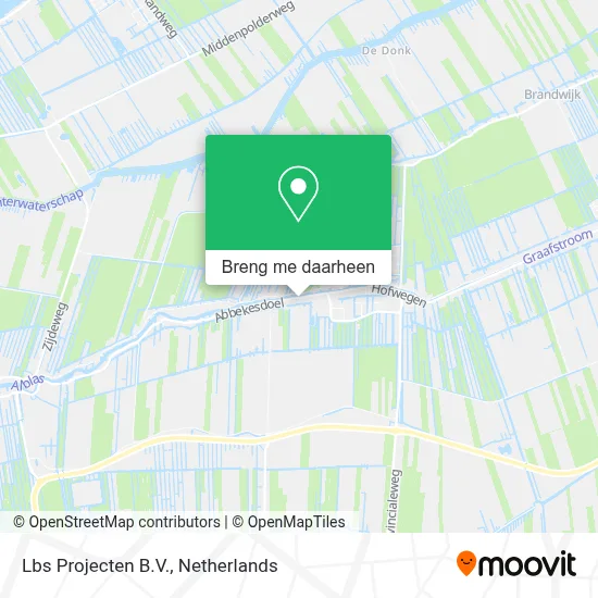 Lbs Projecten B.V. kaart