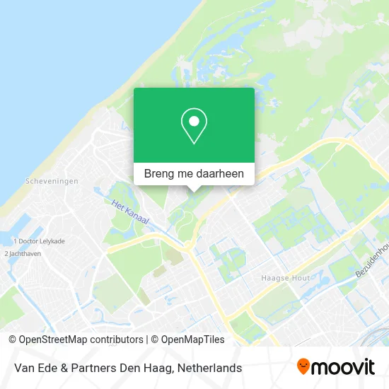 Van Ede & Partners Den Haag kaart