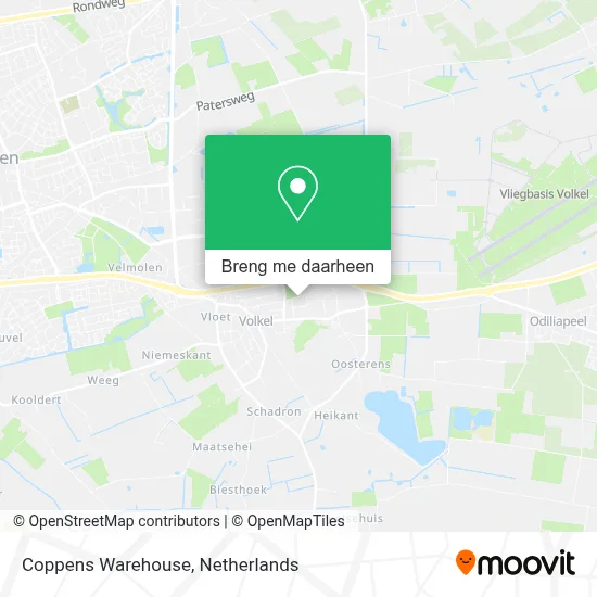 Coppens Warehouse kaart