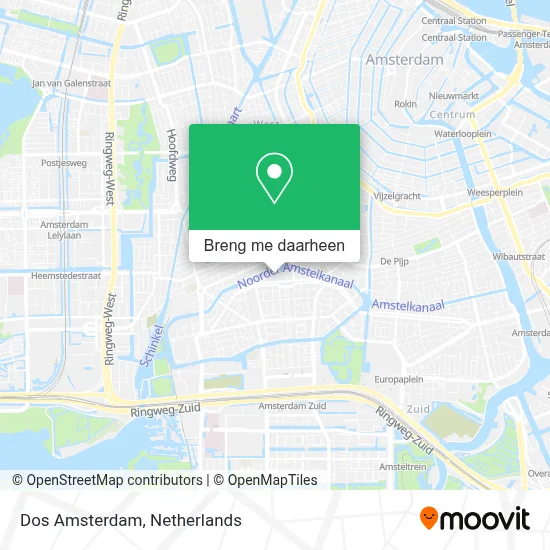 Dos Amsterdam kaart