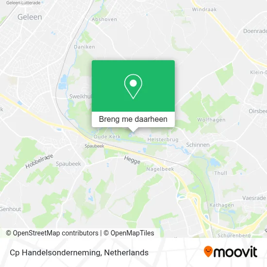 Cp Handelsonderneming kaart