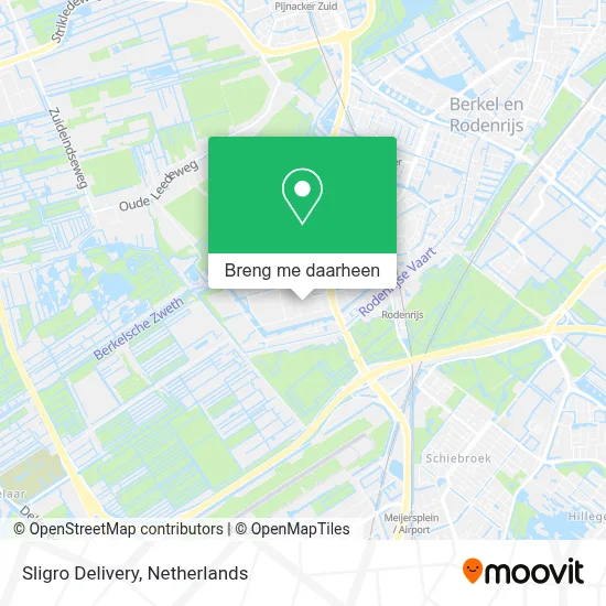 Sligro Delivery kaart