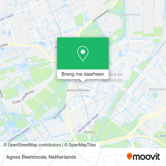 Agnes Beenmode kaart