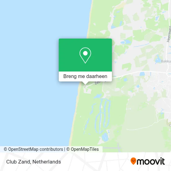 Club Zand kaart