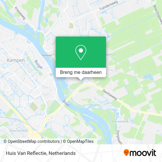 Huis Van Reflectie kaart