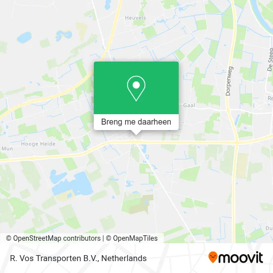 R. Vos Transporten B.V. kaart