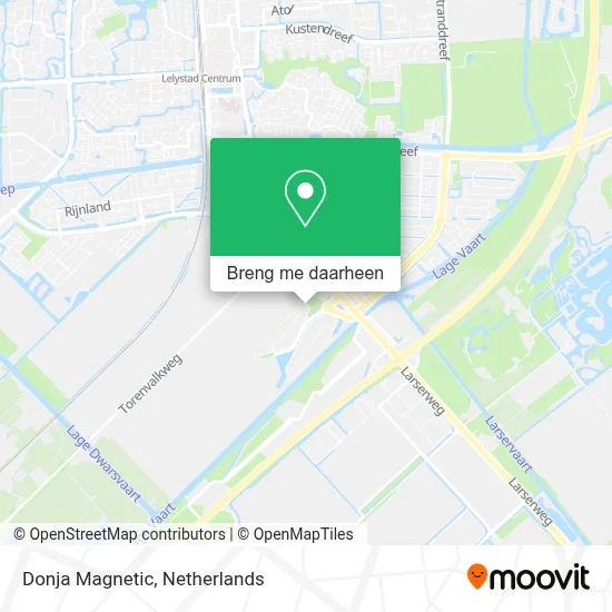 Donja Magnetic kaart