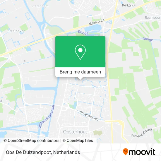Obs De Duizendpoot kaart