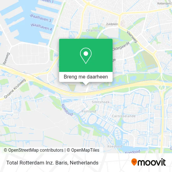 Total Rotterdam Inz. Baris kaart