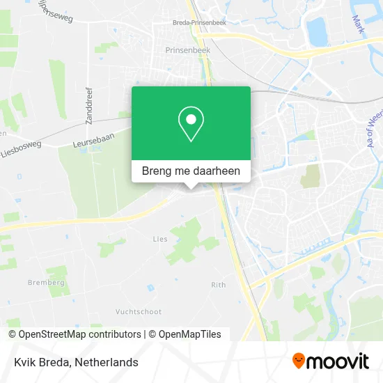 Kvik Breda kaart