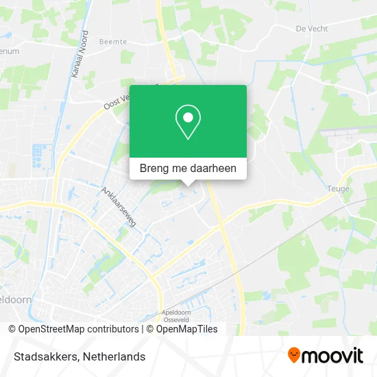Stadsakkers kaart