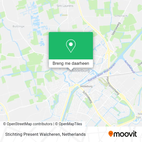 Stichting Present Walcheren kaart