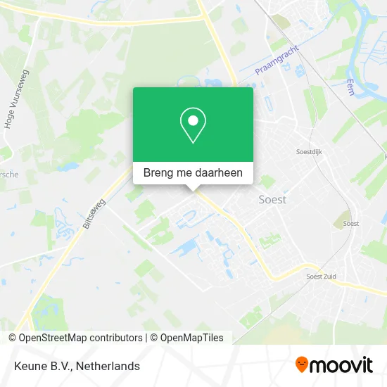 Keune B.V. kaart