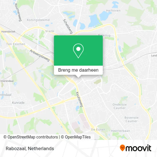 Rabozaal kaart