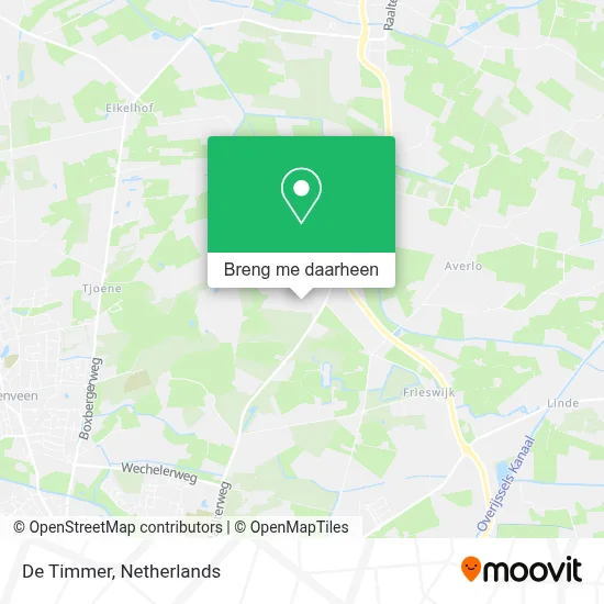 De Timmer kaart