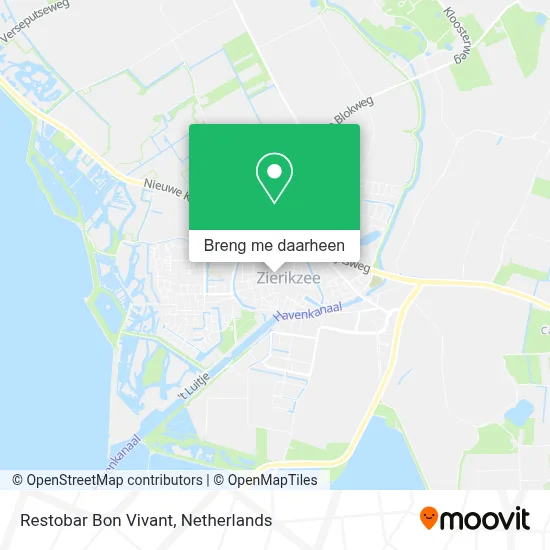 Restobar Bon Vivant kaart