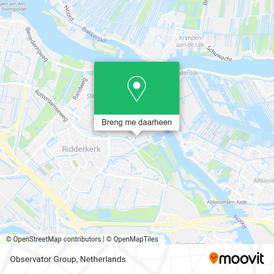 Observator Group kaart