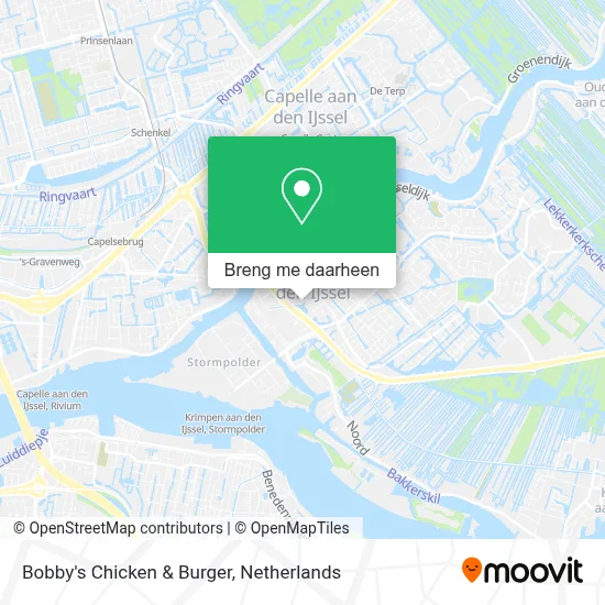 Bobby's Chicken & Burger kaart