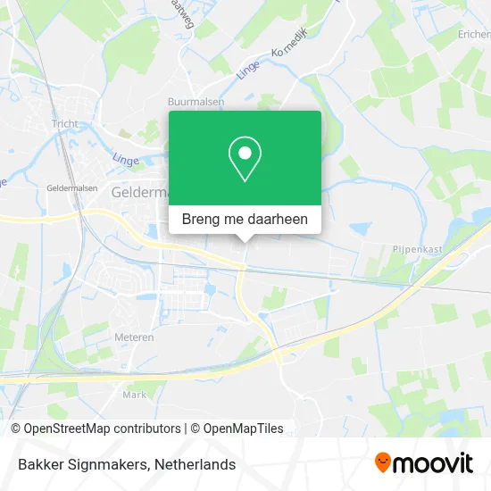 Bakker Signmakers kaart