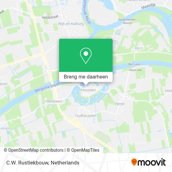 C.W. Rustiekbouw kaart