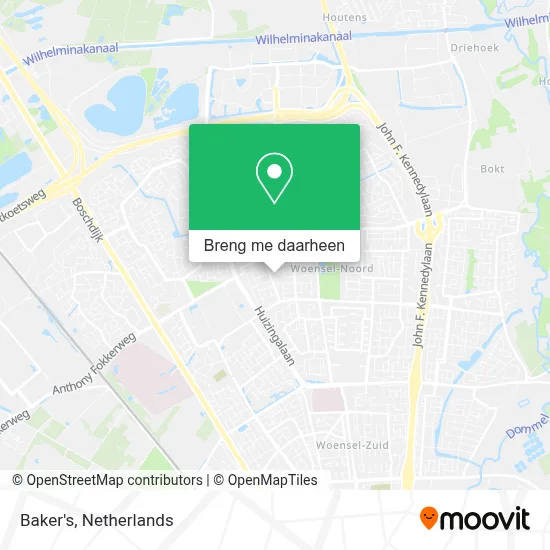 Baker's kaart
