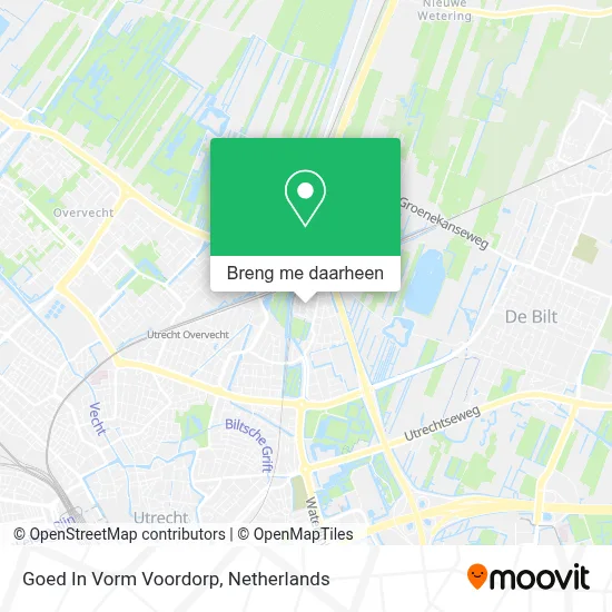 Goed In Vorm Voordorp kaart