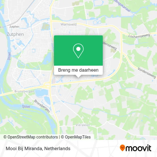 Mooi Bij Miranda kaart
