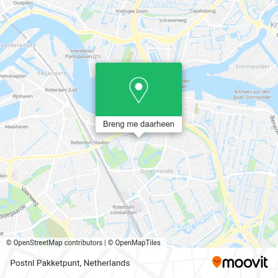 Postnl Pakketpunt kaart