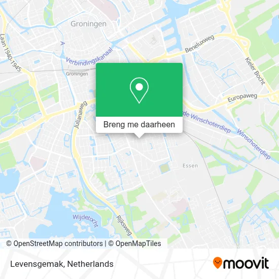 Levensgemak kaart