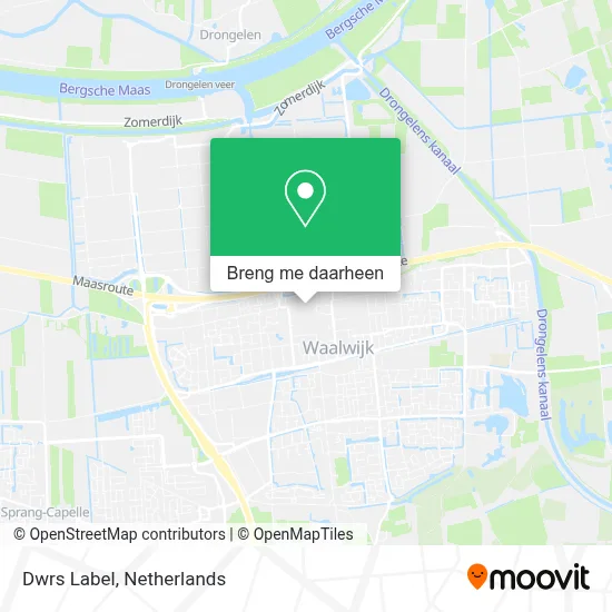 Dwrs Label kaart