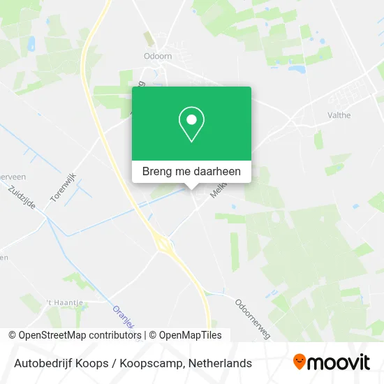 Autobedrijf Koops / Koopscamp kaart