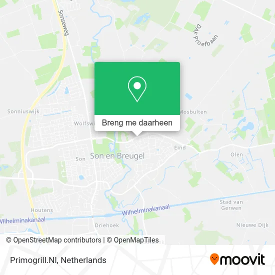 Primogrill.Nl kaart